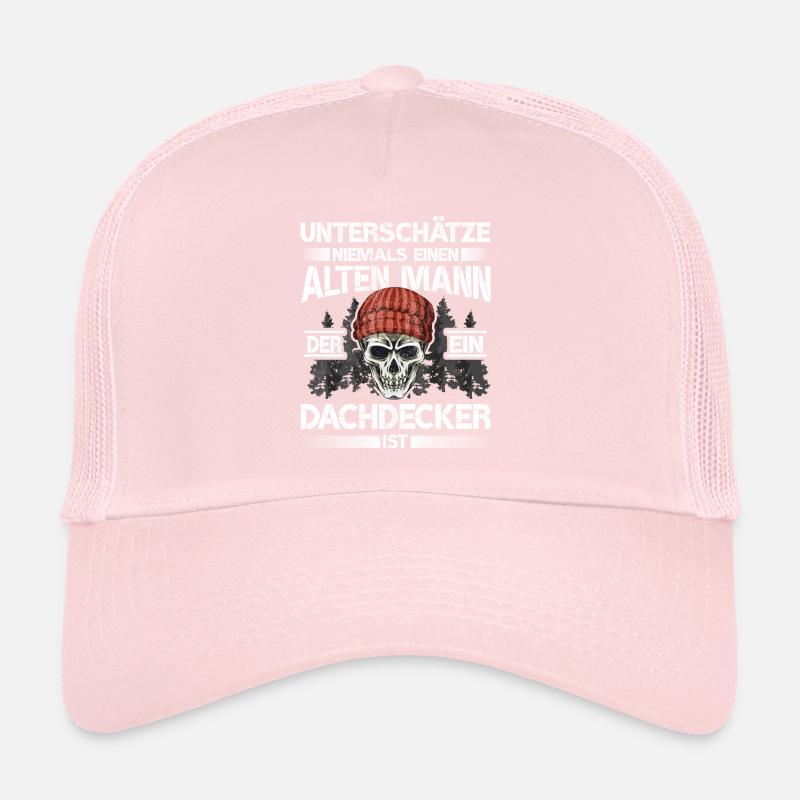 Dachdecker Alter mann Handwerker Trucker Cap