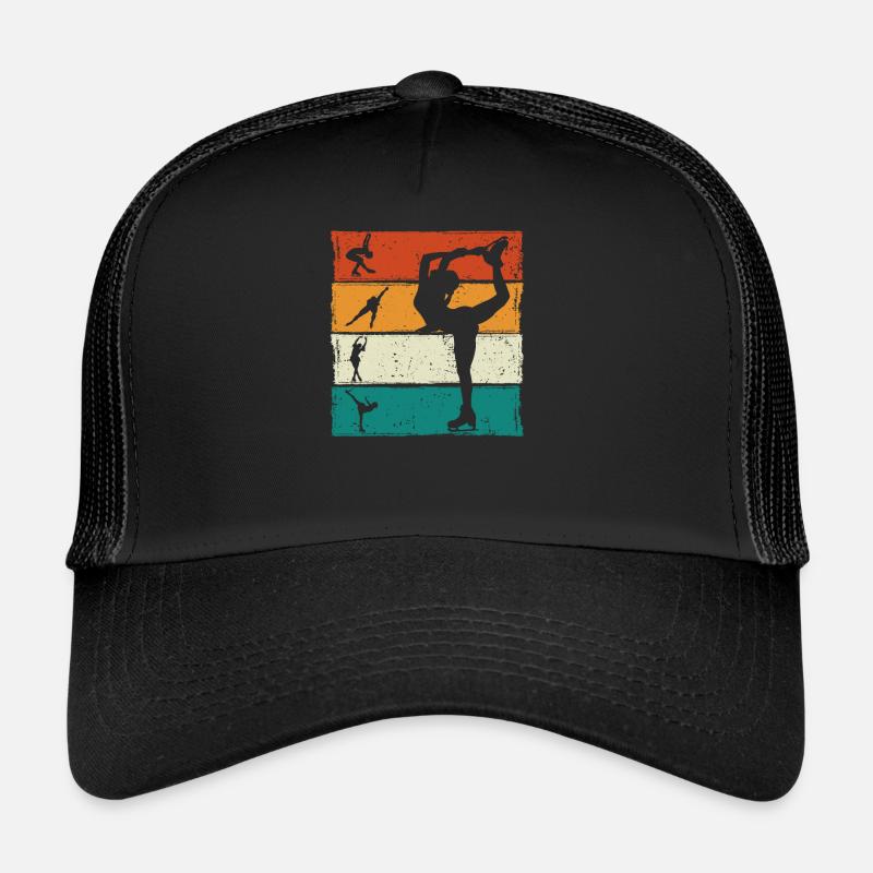 Eislaufen - Trucker Cap - Schwarz/Schwarz
