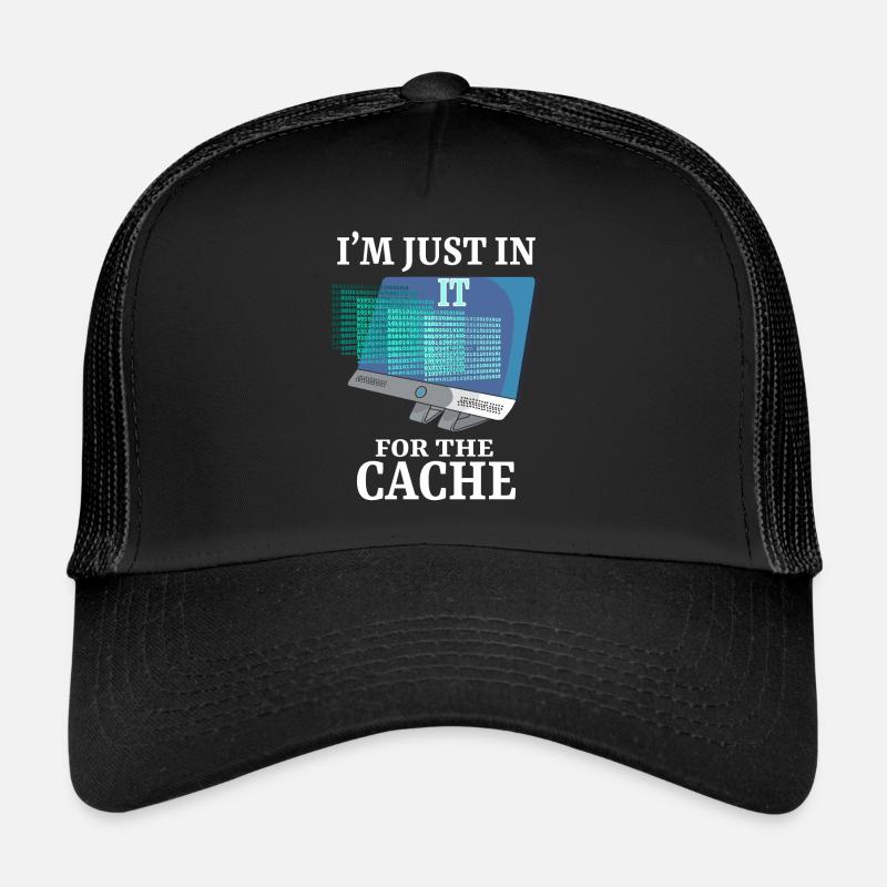 In IT For The Cache Programmer Systemadministrator Trucker Cap