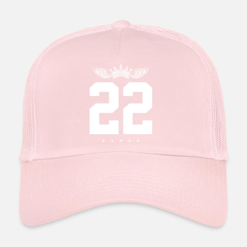22 Number crown Trucker Cap