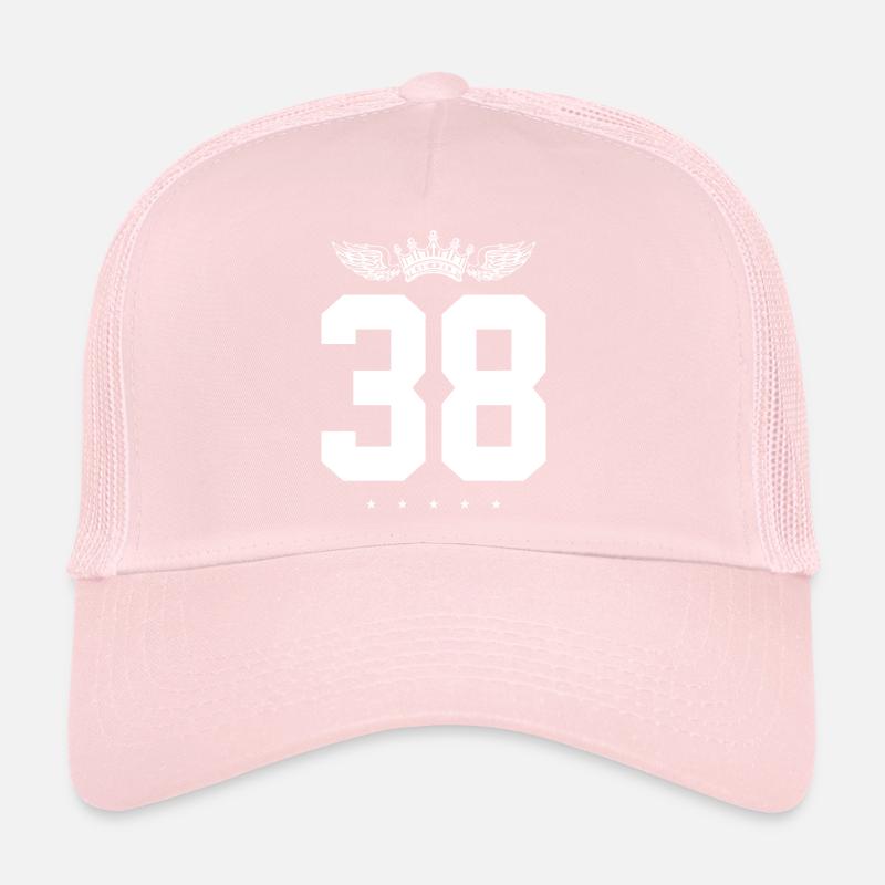 38 Couronne numérique Casquette trucker 