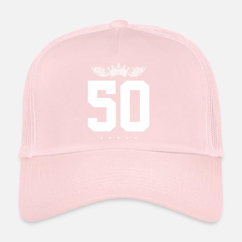 Couronne de 50 numéros Casquette trucker 