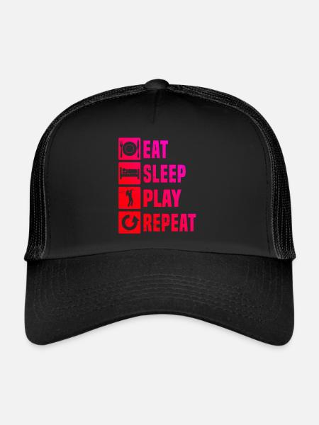 Women's Trumpet Trumpet Player Trumpet TrumpetEr - Trucker Cap - black/black - Front