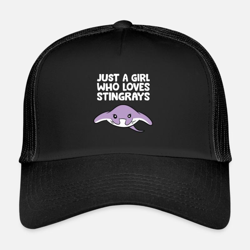 Nur ein Mädchen, das Stachelrochen liebt Trucker Cap