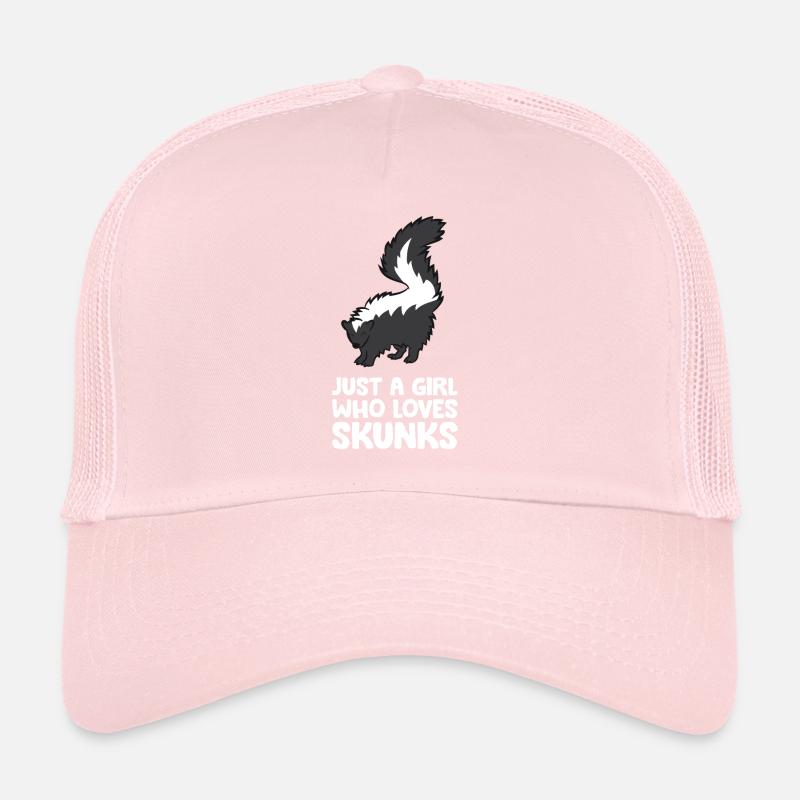 Nur ein Mädchen, das Stinktiere liebt Trucker Cap