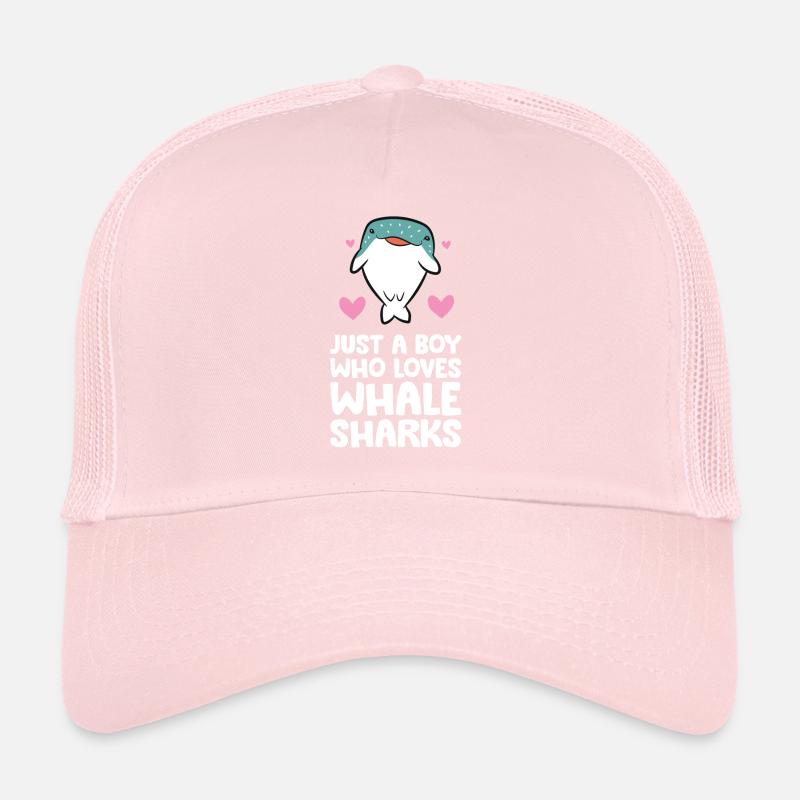 Juste un garçon qui aime les requins-baleines Casquette trucker 