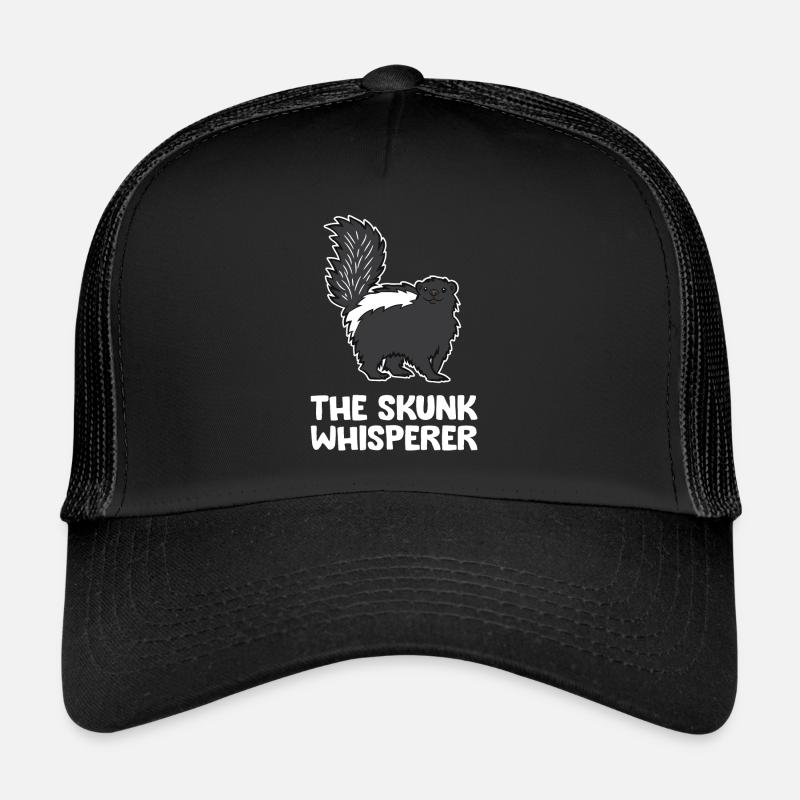 Le chuchoteur de mouffette drôle d’amant de la mouffette Casquette trucker 