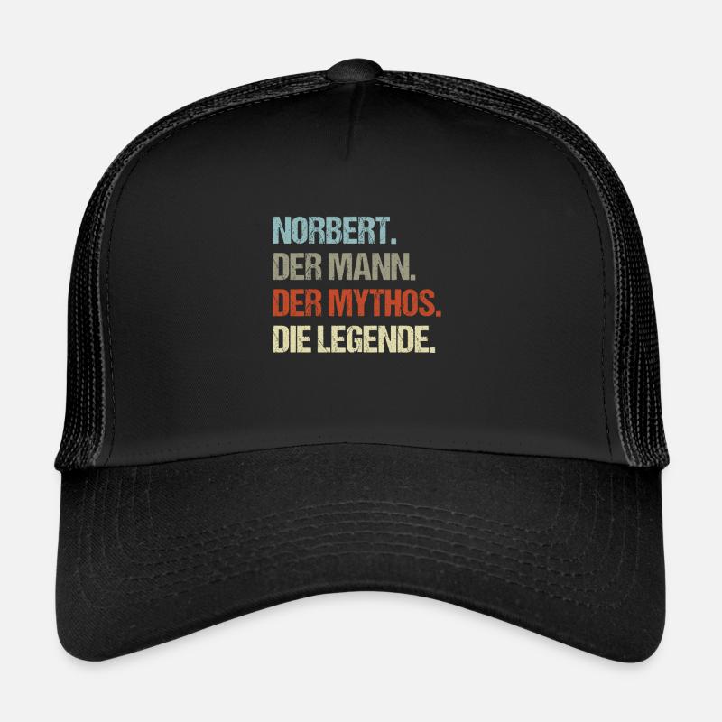 Norbert der Mann der Mythos die Legende Trucker Cap