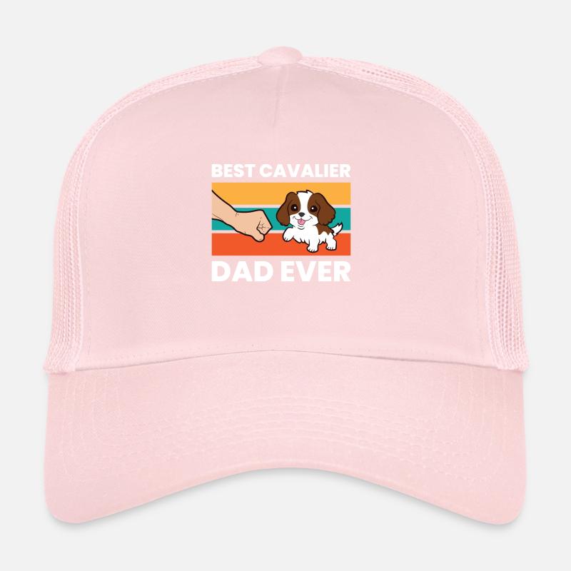 Meilleur Cavalier Papa Jamais Cavalier King Charles Casquette trucker 