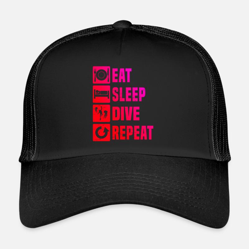 Plongeurs Plongeurs sous-marins Plongée sous-marine Casquette trucker 