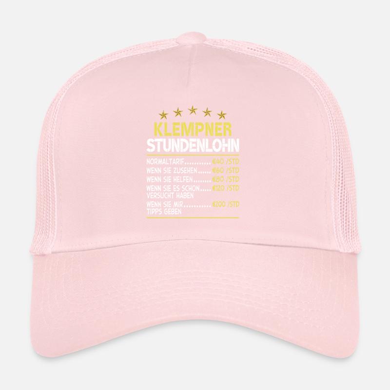 Klempner Stundenlohn Trucker Cap