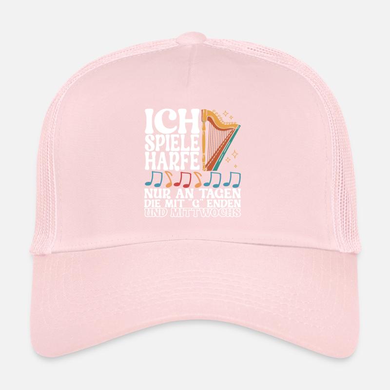 Harfe Harfenspieler Trucker Cap