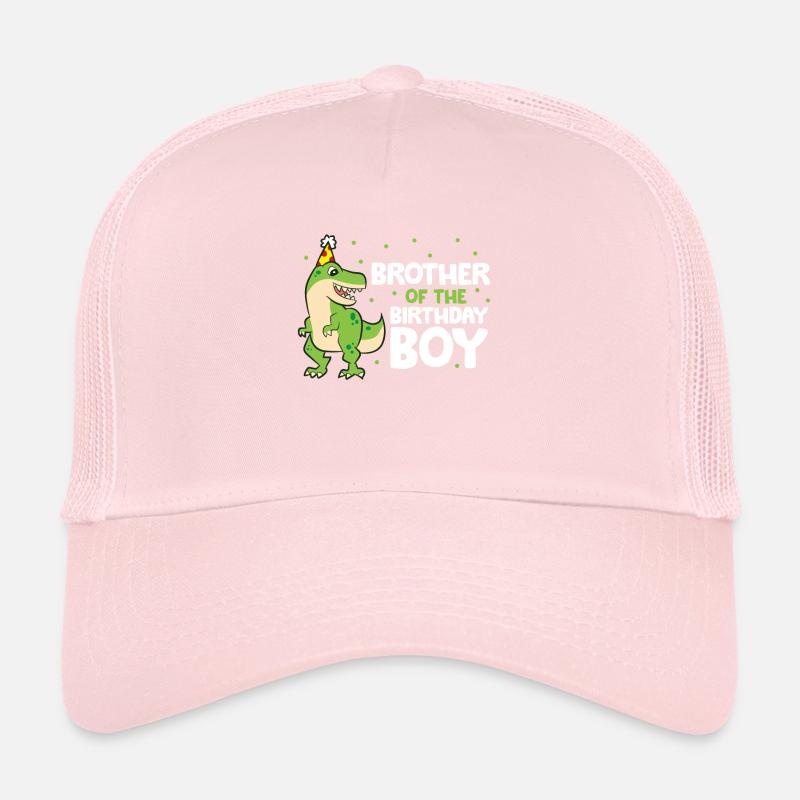 Frère de l’enfant d’anniversaire Dinosaur Casquette trucker 
