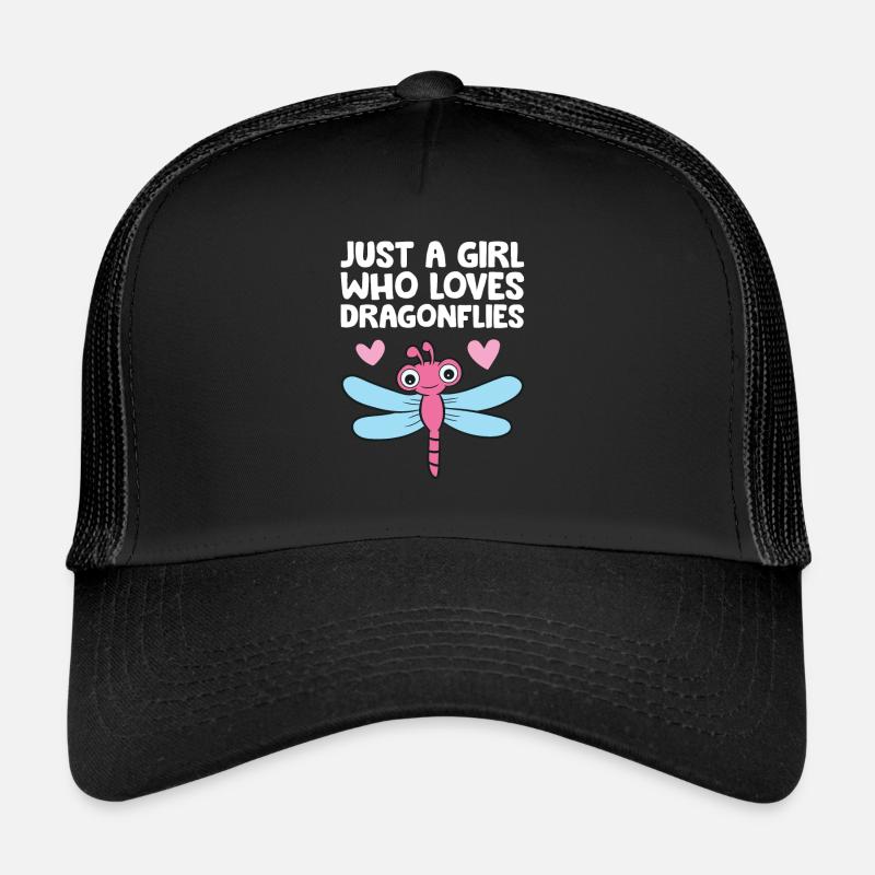 Nur ein Mädchen, das Libellen liebt Trucker Cap