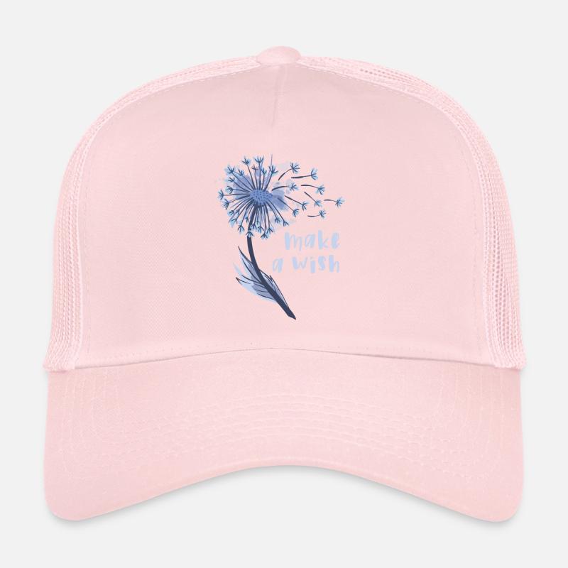 Faites un vœu pour une fleur de pissenlit Casquette trucker 