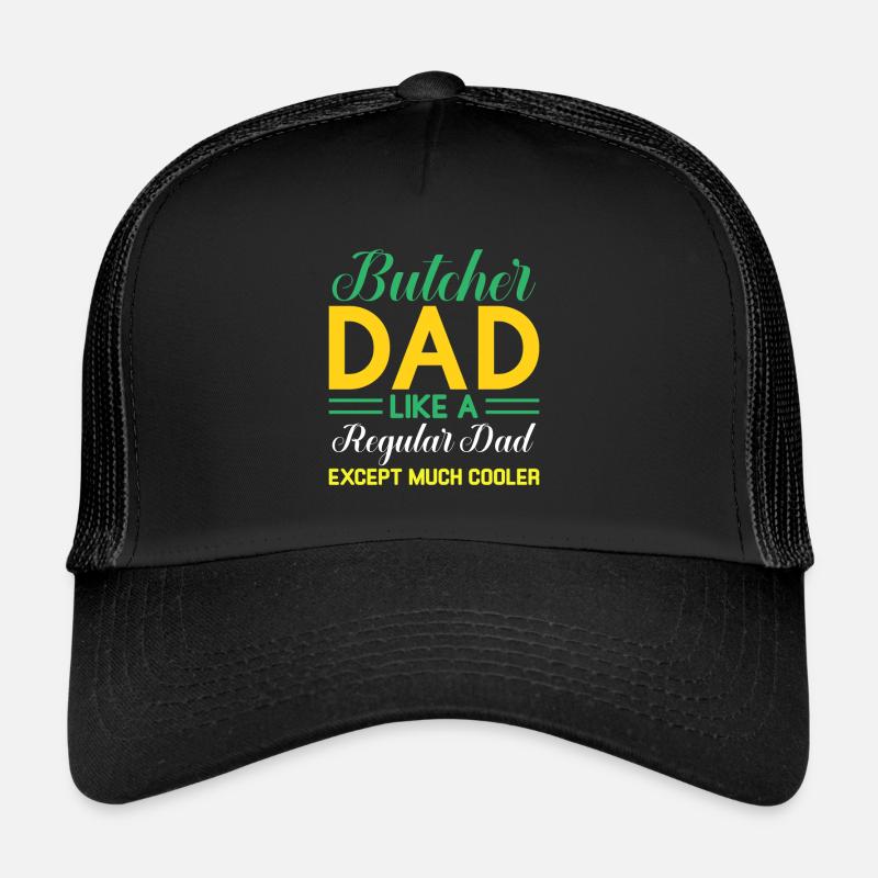 Butcher Cadeau Boucher Boucher Maître Boucher Casquette trucker 