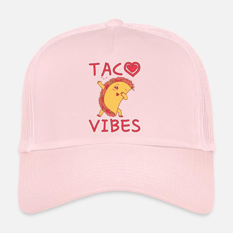 Cute Kawaii Heart Dab Dabbing Taco Vibes Trucker Cap