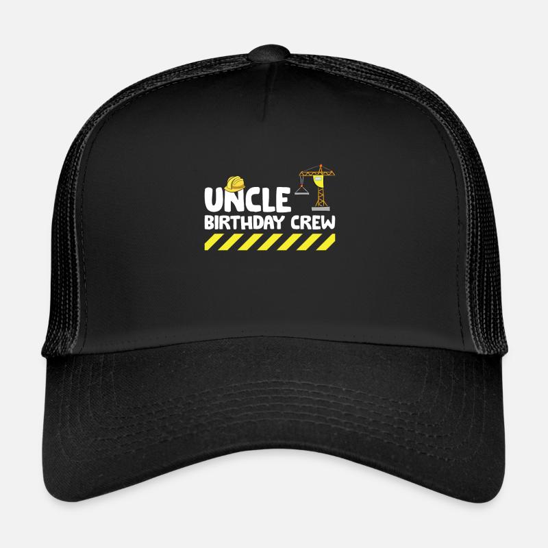 Construction Fête d’anniversaire Oncle de l’anniversaire Casquette trucker 