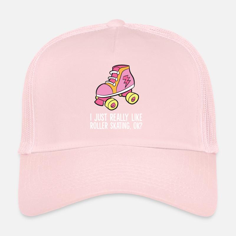 J’aime juste le roller Ok Rollerskating Casquette trucker 