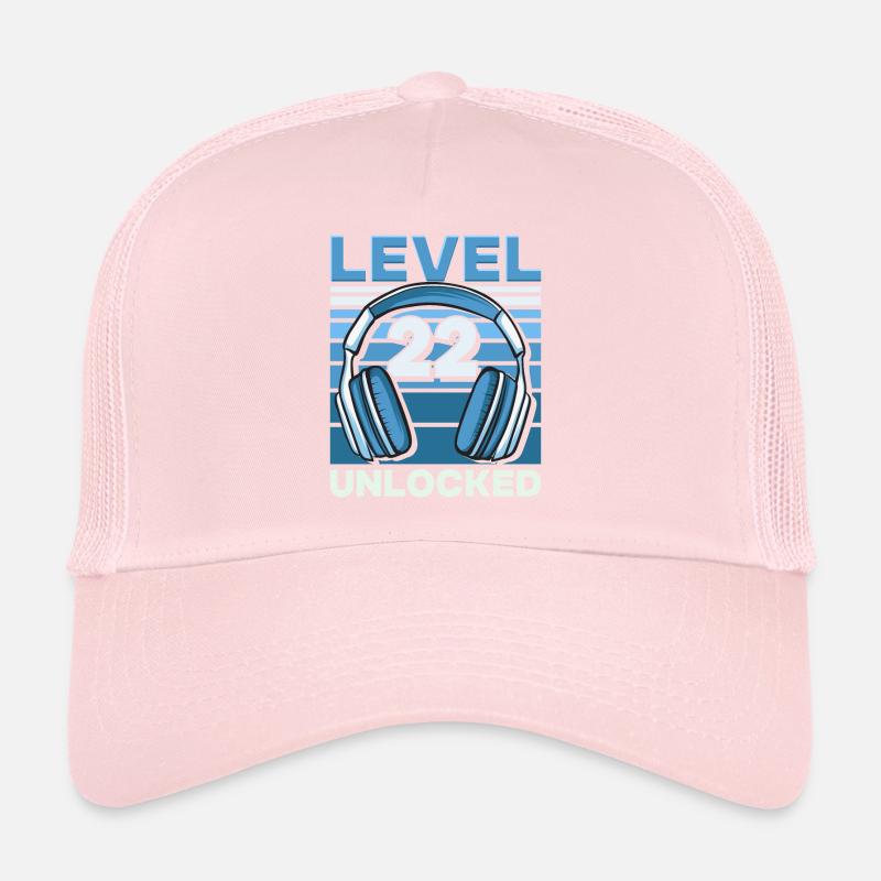 Niveau 22 Jeu débloqué Jeu d’anniversaire Casquette trucker 