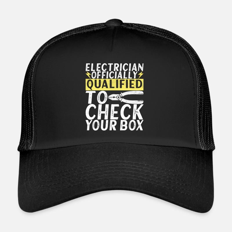 Electrician Electronics Technician Trucker Cap