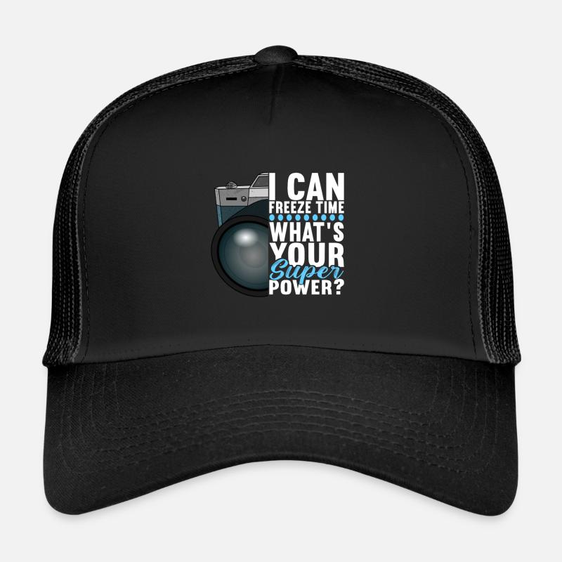 Fotograf Photografie - Trucker Cap - Schwarz/Schwarz
