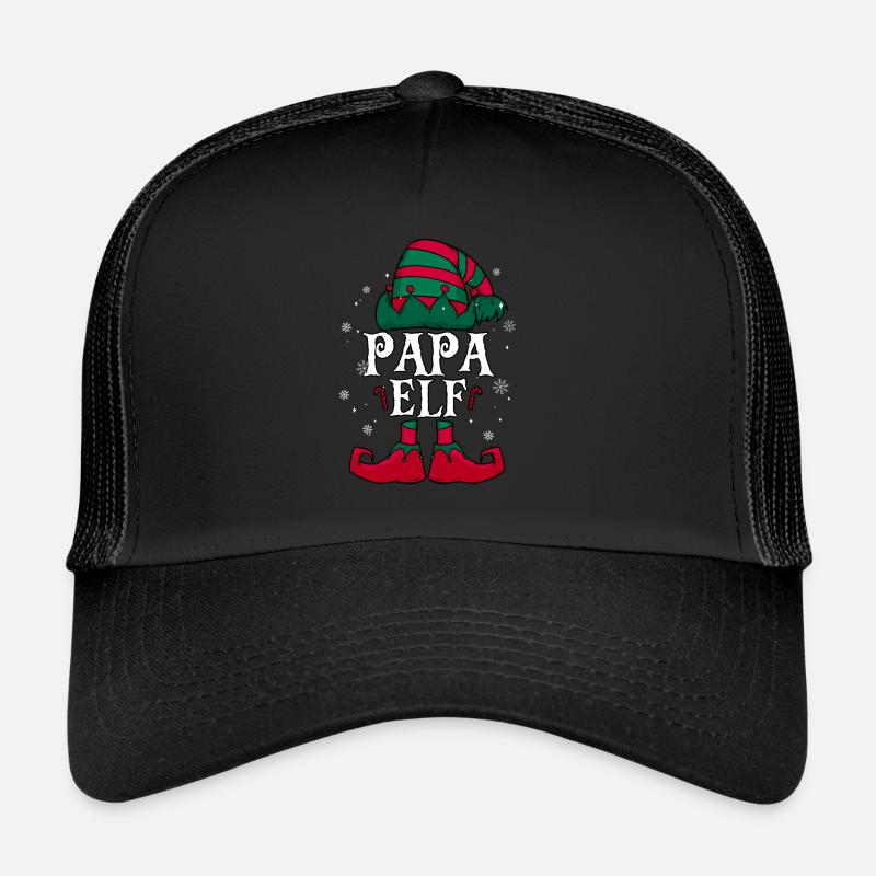 Papa Elf Weihnachten Trucker Cap