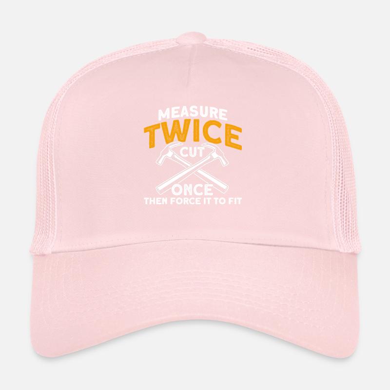 Cadeau de charpentier disant travail du bois Casquette trucker 