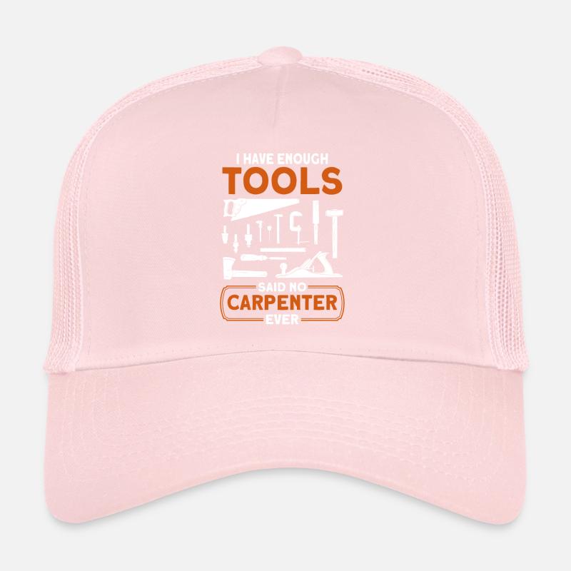 Cadeau de charpentier disant travail du bois Casquette trucker 
