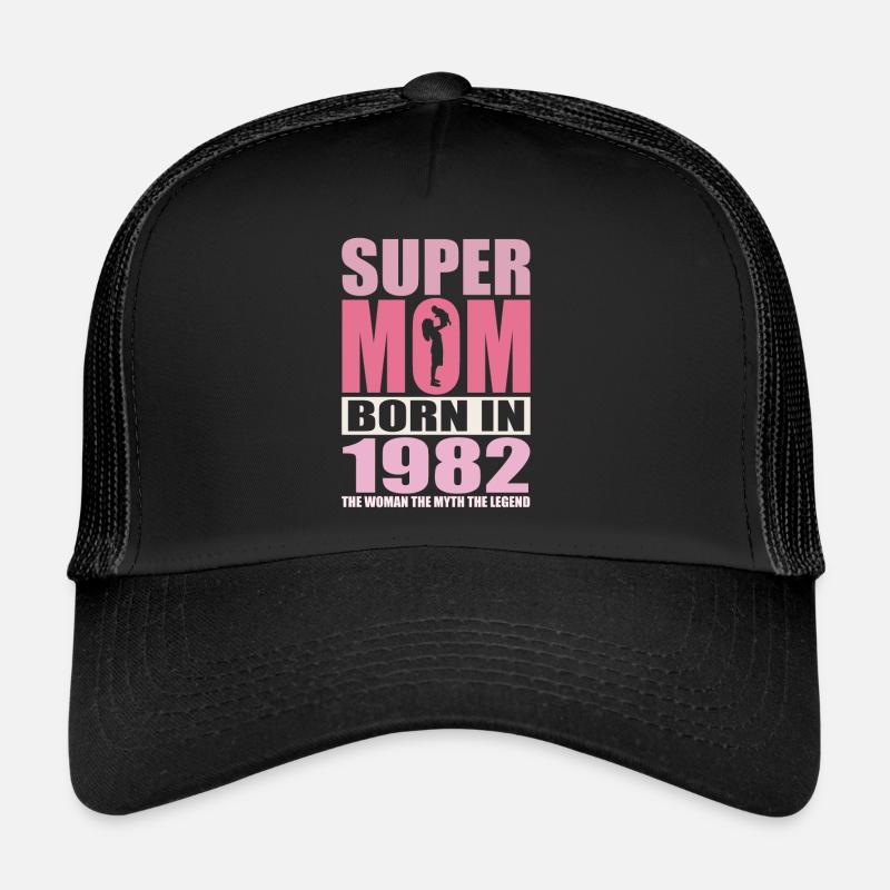 Anniversaire de maman 1982 | Super Maman Casquette trucker 