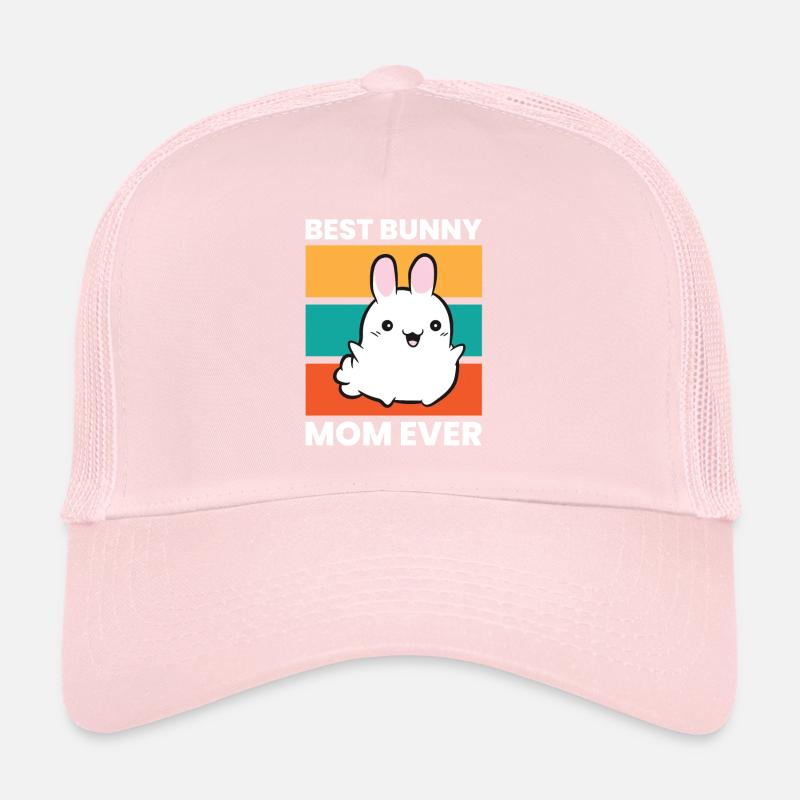 Best Mom Ever Cute Rabbit Mama Trucker Cap