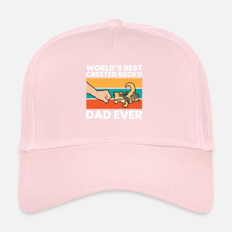 World's Best Crested Gecko Dad Ever Trucker Cap