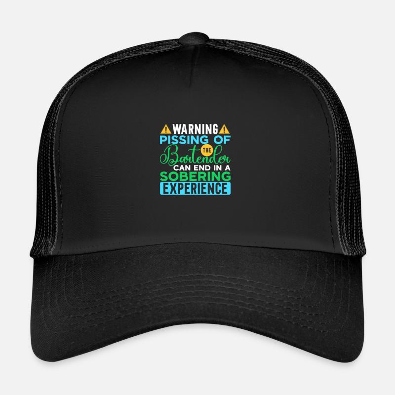 Barkeeper Geschenk Mixologist Spruch Bar Trucker Cap