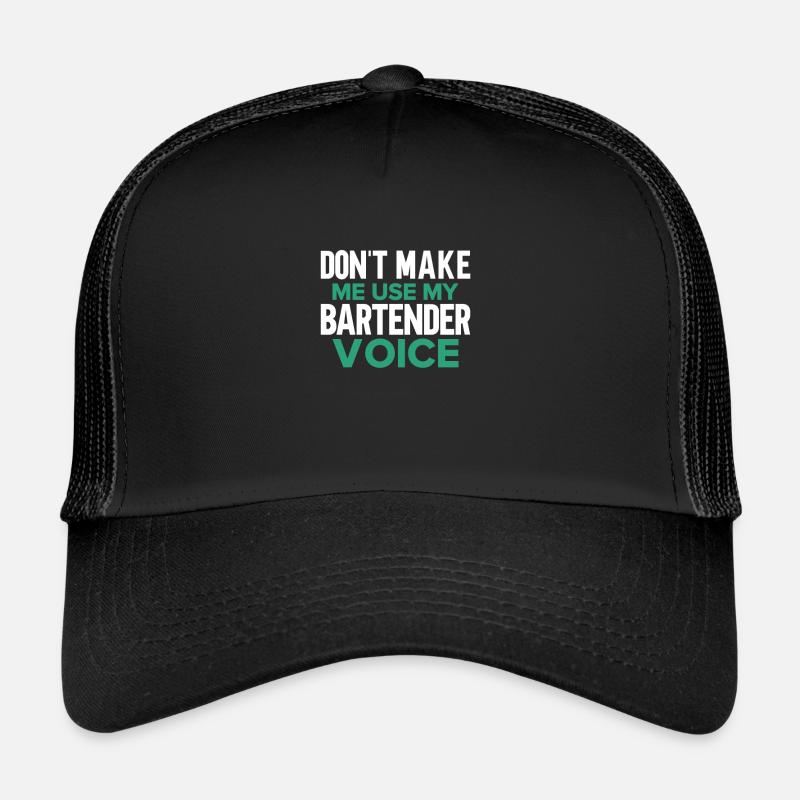 Barkeeper Geschenk Mixologist Spruch Bar Trucker Cap