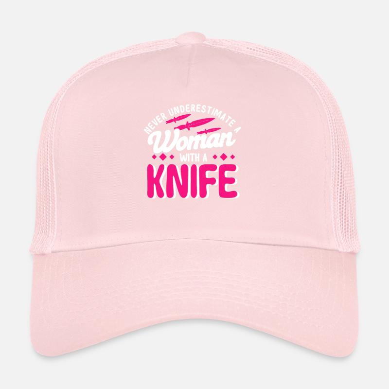 Couteau à lancer disque cadeau lanceur de couteau Casquette trucker 