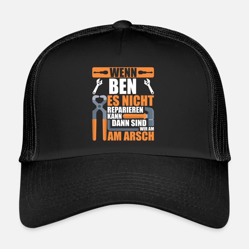 Vorname Ben Name Geburtstag Geschenk Trucker Cap