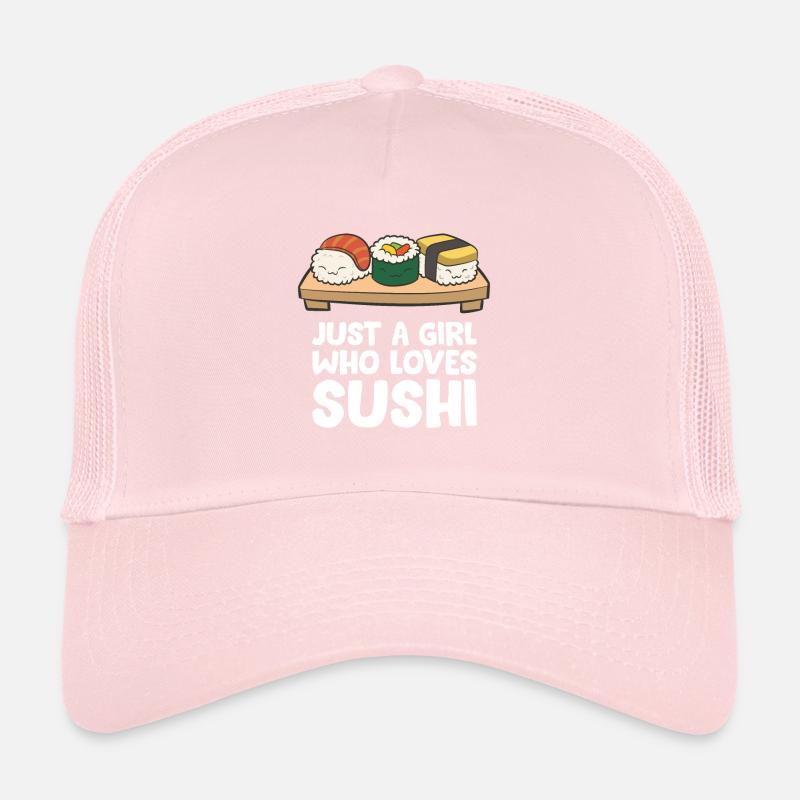 Juste une fille qui aime les sushis Casquette trucker 