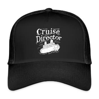 Directeur de croisière Croisières Croisières - Casquette trucker  - noir/noir - Devant