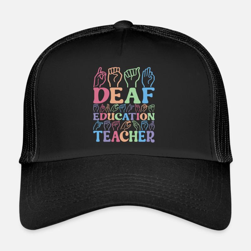 Taub Taubstumm Deaf Trucker Cap