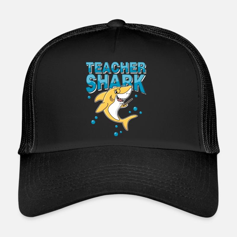 Lehrer Hai - Schule Schüler Unterricht Einschulung Trucker Cap