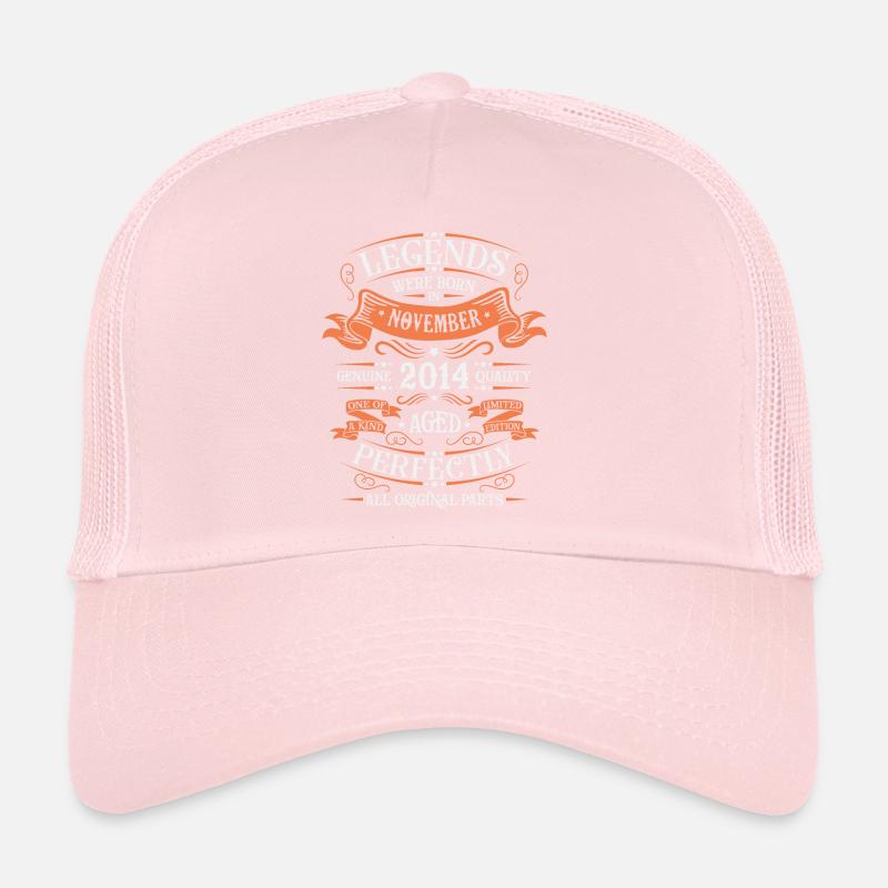Legends Are Born In November 2014 Gift Trucker Cap