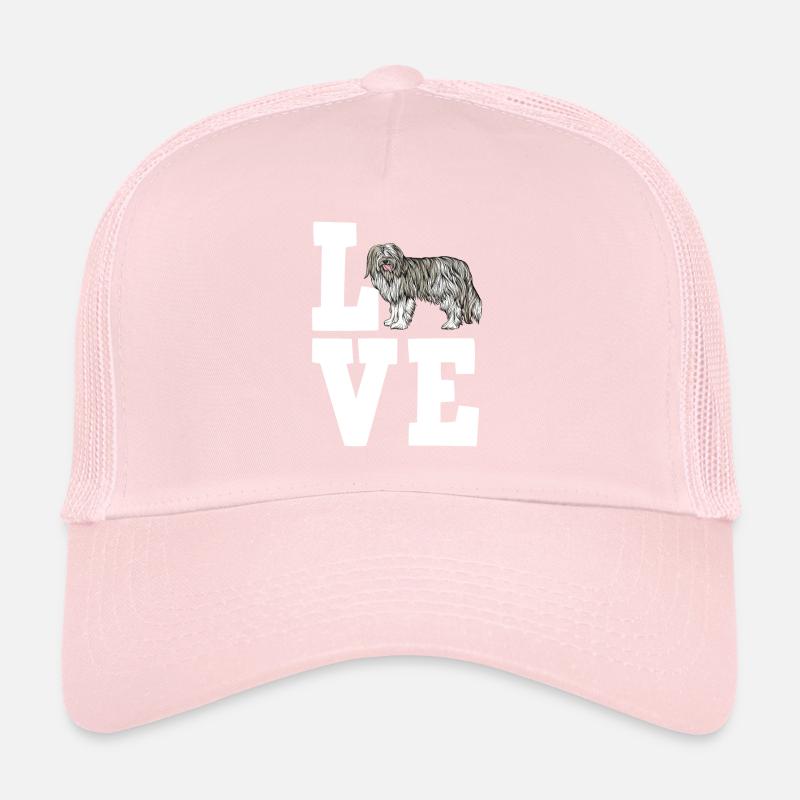 Bearded Collie Gift Chiens Casquette trucker 