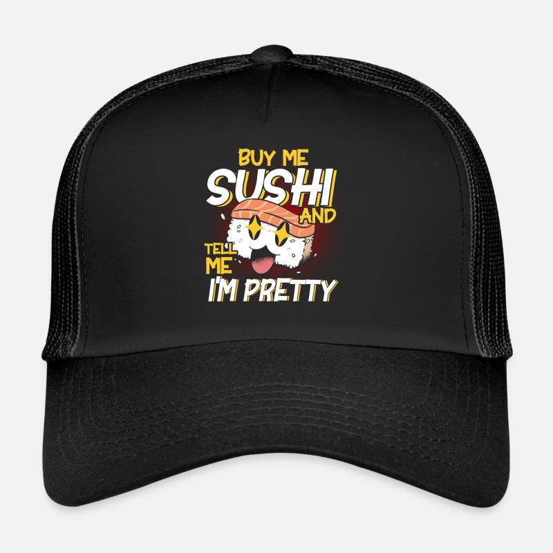 Sushi Cadeau Riz Doux Sushi Casquette trucker 