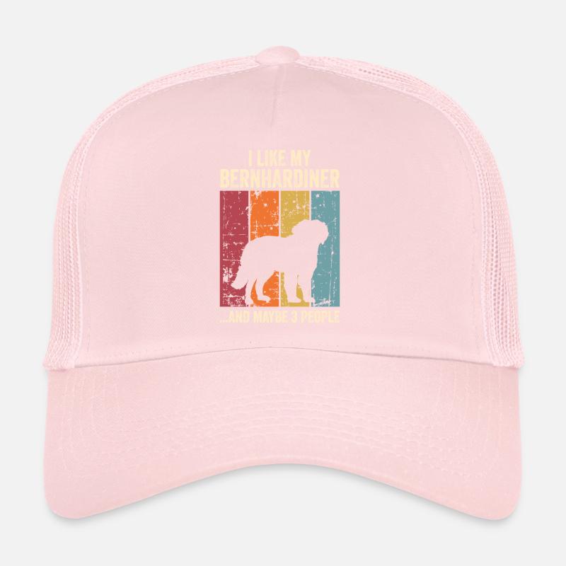 Chiens cadeaux Saint-Bernard Casquette trucker 