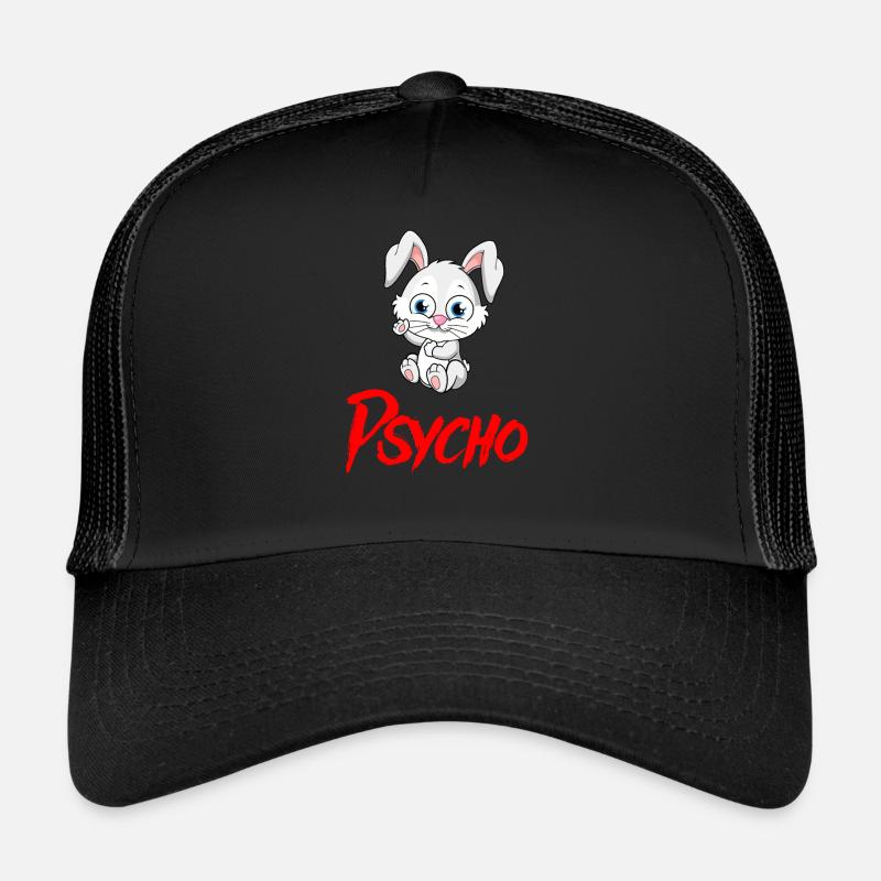 PSYCHO HASE Halloween Apocalypse Horror Monster Trucker Cap