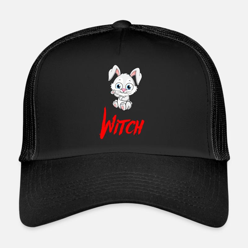 WITCH HASE Halloween Apokalypse Horror Monster Trucker Cap