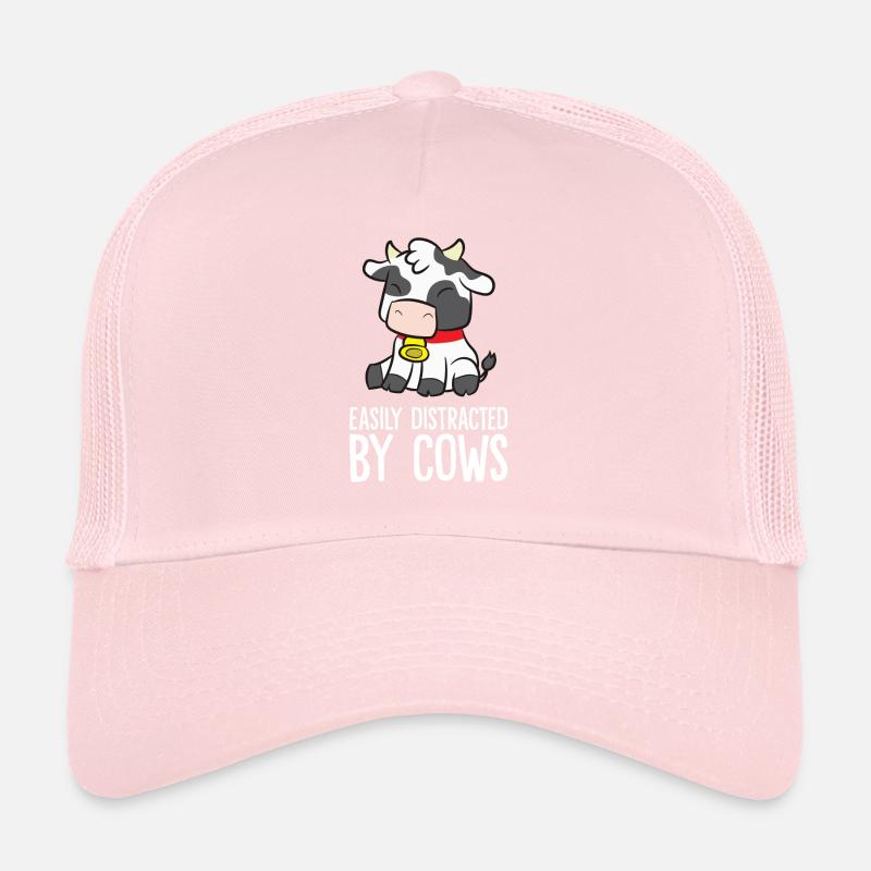 Facilement distrait par les vaches Casquette trucker 