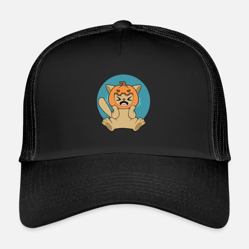 PUMPKIN CAT Halloween Apokalypse Horror Süß Trucker Cap