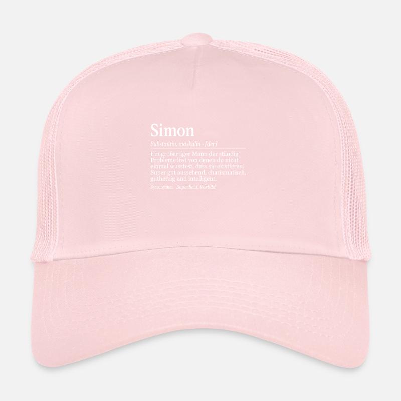 Simon Definition Namenstag Geburtstag Name Trucker Cap
