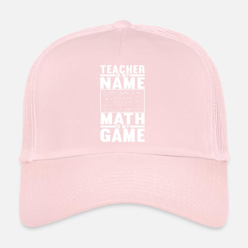Professeur de mathématiques Casquette trucker 